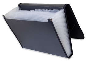 Teczka harmonijkowa 9112c czarna Eagle