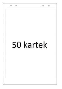 Blok flipchart 65x100mm 50k. gładki