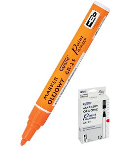 Marker Olejowy GR25 pomarańczowy Grand