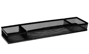 Przybornik do szuflady czarny Tres