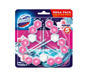 Kostki do wc Power 5 (3 x 55g) Domestos