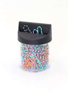 Spinacz 28mm (100szt.) zebra magne. Tres