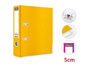 Segregator A4/50 żółty lakierowany Interdruk