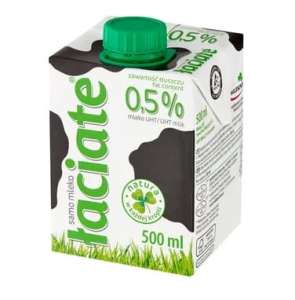 Mleko w kartonie 0,5l 0,5% Łaciate