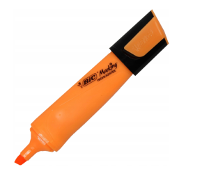 Zakreślacz Flat pomarańczowy BIC
