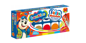 Farby akwarele 24kol. Bambino