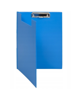 Teczka z klipem A4 niebieska Tres
