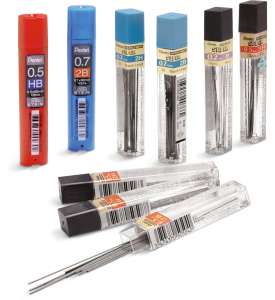 Rysiki do ołówka 0,5 B Pentel