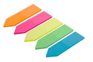 Zakładki indeksujące folia strzałki Tres