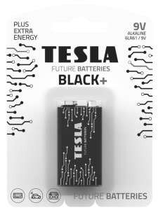 Baterie alkaliczne 9V Black+ Tesla
