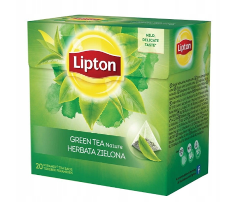 Herbata zielona (20 szt.) piramidki       Lipton