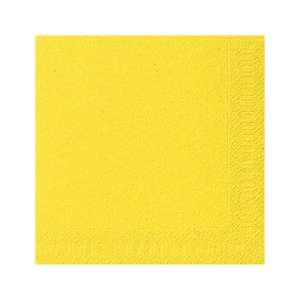 Serwetki 3-warst. 33x33cm (20szt.) żółte