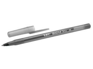 Długopis Round Stick czarny Bic