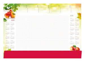 Terminarz planer A2 z listwą T-1-A2       gruszki Michalczyk