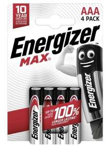Baterie alkaliczne LR3 AAA (4szt.)        Energizer