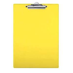 Deska z klipem A4 żółta Tres