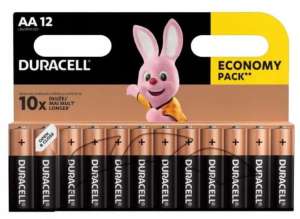 Baterie alkaliczne AA LR6 (12 szt.)       Duracell