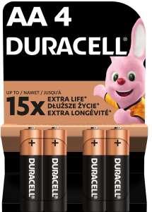 Baterie alkaliczne AA LR6 (4szt.)         Duracell