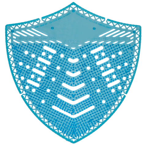 54506 Urinal Screen Shield_Ocean Mist_Frontaal.png