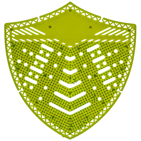 54504 Urinal Screen Shield Apple_Frontaal.png