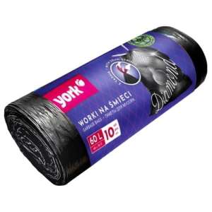 Worki na śmieci 60l z taśmą (10szt.)      York Diamond