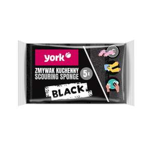 Zmywak kuchenny Maxi Black (5szt.) York