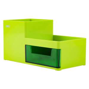 Przybornik na biurko seria RIO zielony    Deli