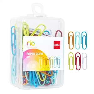 Spinacze biurowe 29mm (100 szt.)          kolorowe Deli