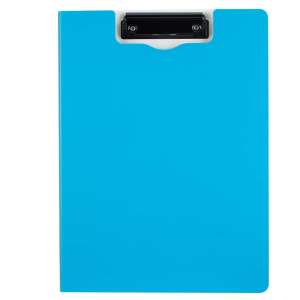 Teczka z klipem zamykana seria RIO        niebieska Deli