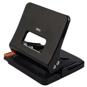 Dziurkacz czarny (25k.) Deli