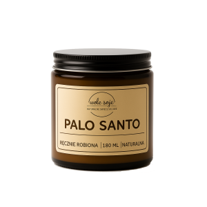 Ręcznie robiona świeca sojowa Palo Santo  (180ml) Wole Soje