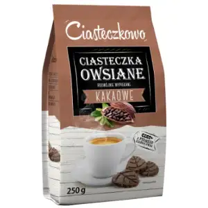 Ciasteczka owsiane kakaowe (250g) Sante