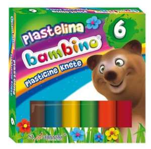 Plastelina 6 kol. Bambino