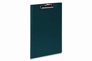 Teczka z klipem A4 zielona Tres