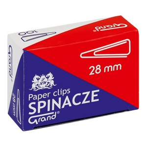 Spinacz trójkątny 28mm (100szt.) Grand