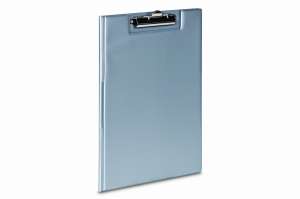 Teczka z klipem A4 szara Tres