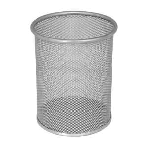 Przybornik siatkowy kubek srebrny Tres