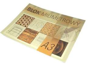 Blok milimetrowy A3/20 kart