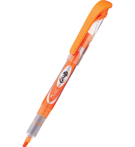 zakreslacz_sl12_pentel_cienki_z_plynnym tuszem_pomarańczowy.png