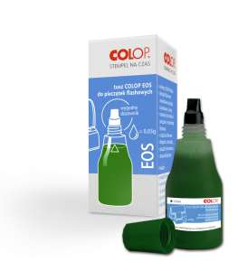 Tusz do pieczątek flash. zielony Colop