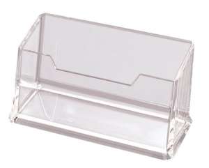 Przybornik akrylowy na wizytówki