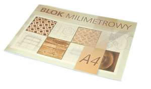 Blok milimetrowy A4/20 kart