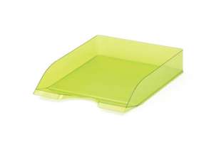 Półka na dok. A4 przezr. ziel. Durable