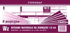 Druk WZ 1/3 A4 6 poz. Typograf