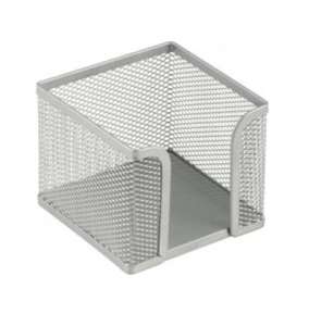 Pojemnik na karteczki srebrny Tres