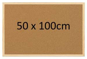 Tablica korkowa 50x100cm