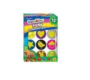 Farby 12 kol. do mal. palcami Bambino