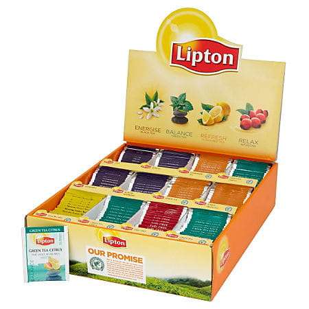 Herbata smakowa mix 180 kopert Lipton