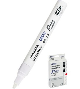 Marker Olejowy GR25 biały Grand
