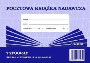 Pocztowa książka nadawcza A5 Typograf